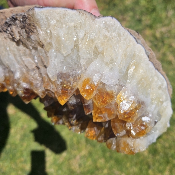 Large Raw Citrine Cluster 6.2 lbs - Picture 5 of 7